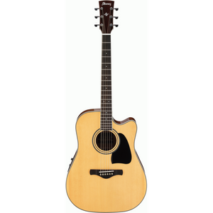 Ibanez Artwood Series Solid-Top Electric Acoustic Guitar - NT