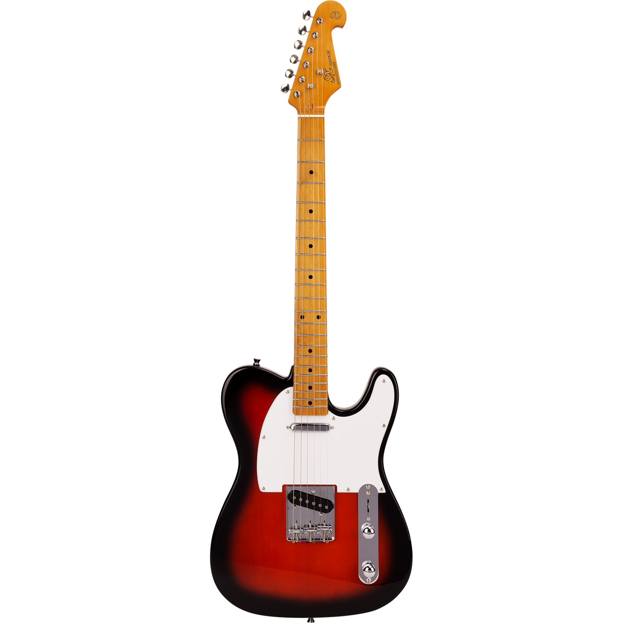 SX Vintage Series Tele Style Electric Guitar Two Tone Sunburst