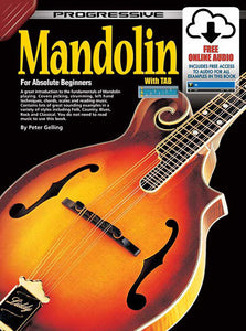 Progressive Mandolin for Beginners Book/Online Video & Audio Book