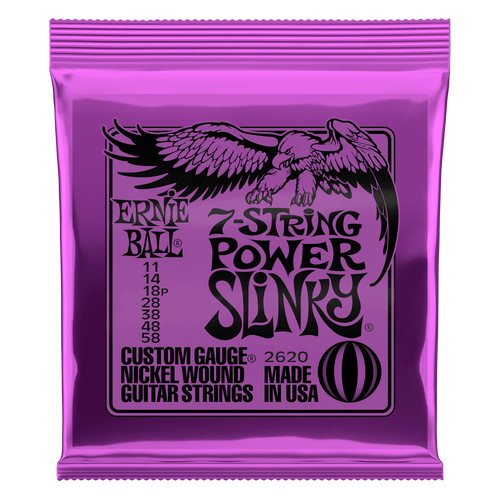 Ernie Ball Power Slinky (7) Electric Guitar Strings