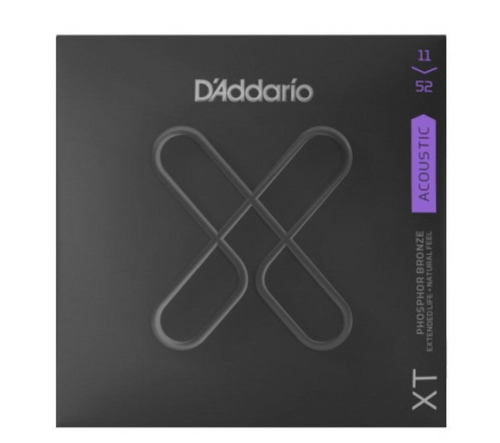 D'Addario Set XT Acoustic Phosphor Bronze Strings 11 - 52