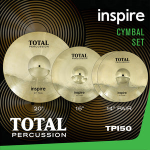 Total Percussion Brass Alloy Cymbal Set
