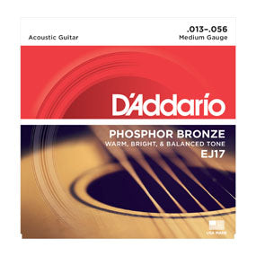 D'Addario Phospher Bronze Medium Acoustic Guitar Strings