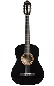 Valencia 3/4 Size Nylon String Guitar - Black