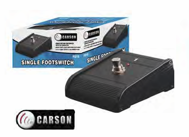 Carson Single Amplifier Footswitch