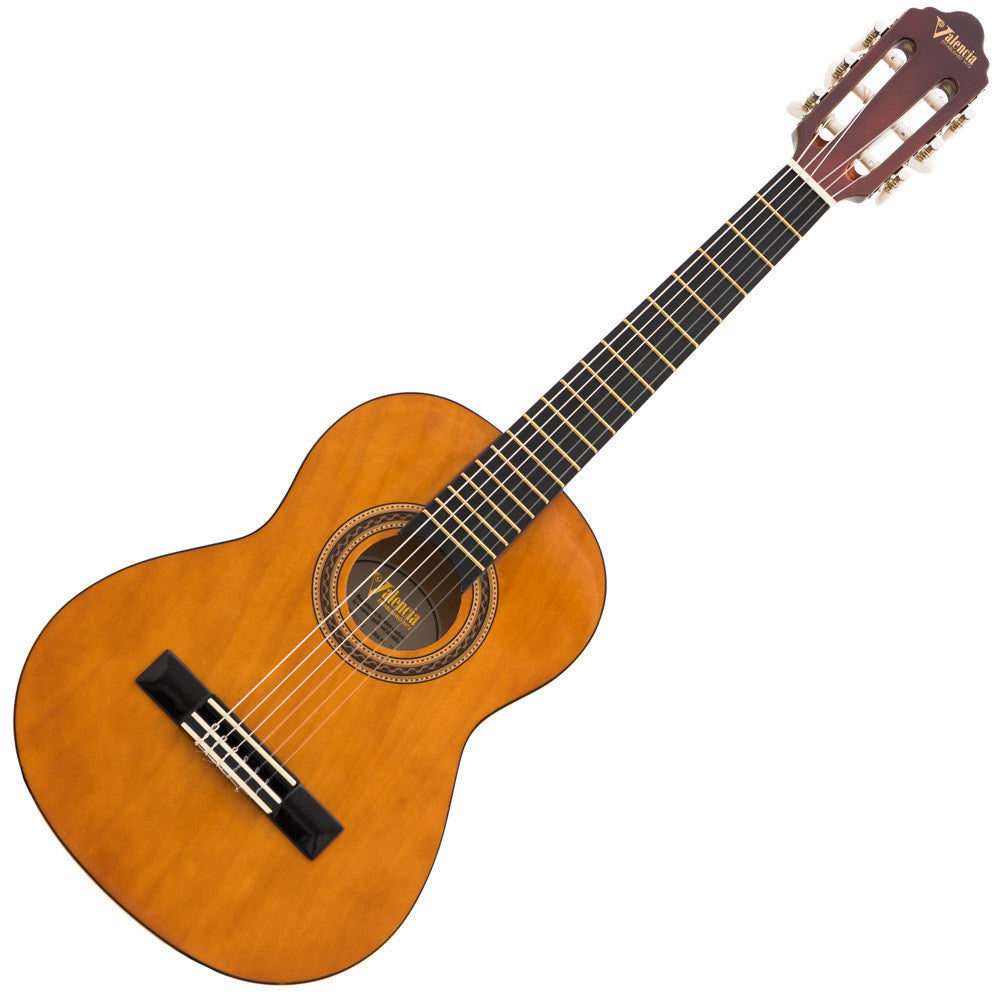 Valencia 1/2 Size Nylon String Guitar - Natural Gloss