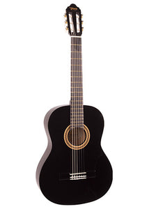 Valencia 1/2 Size Nylon String Guitar - Black